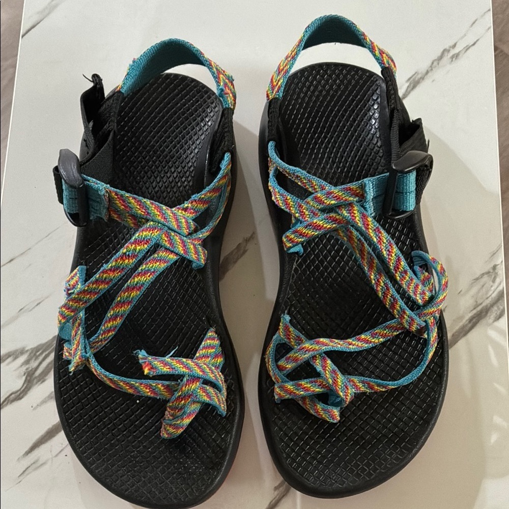 Chaco Black Sandals with Adjustable Z-Strap Design